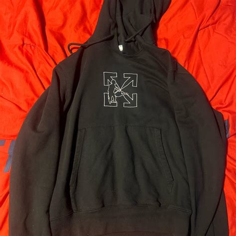 off white construction hoodie